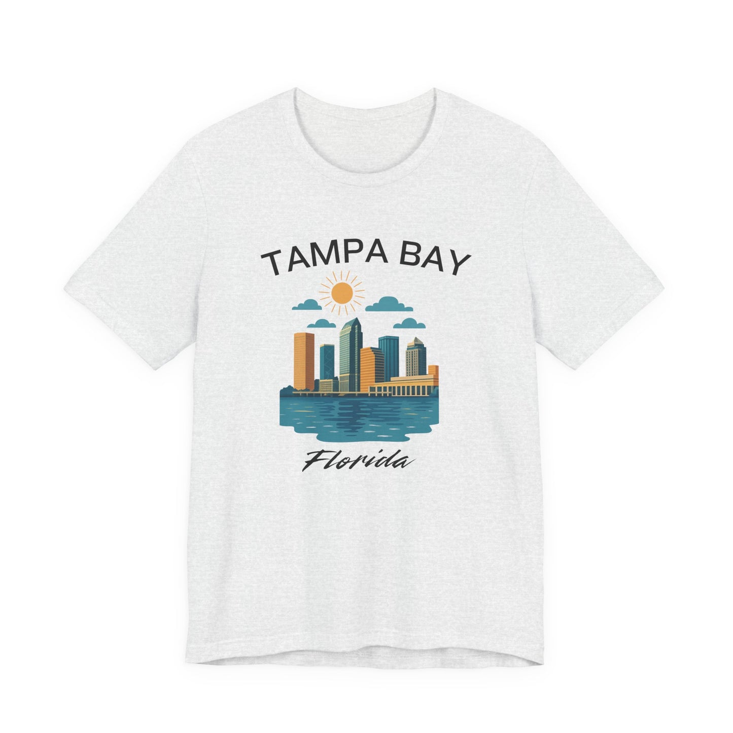 Tampa Bay Skyline Tee - Unisex Jersey Short Sleeve Tee, Florida Gift