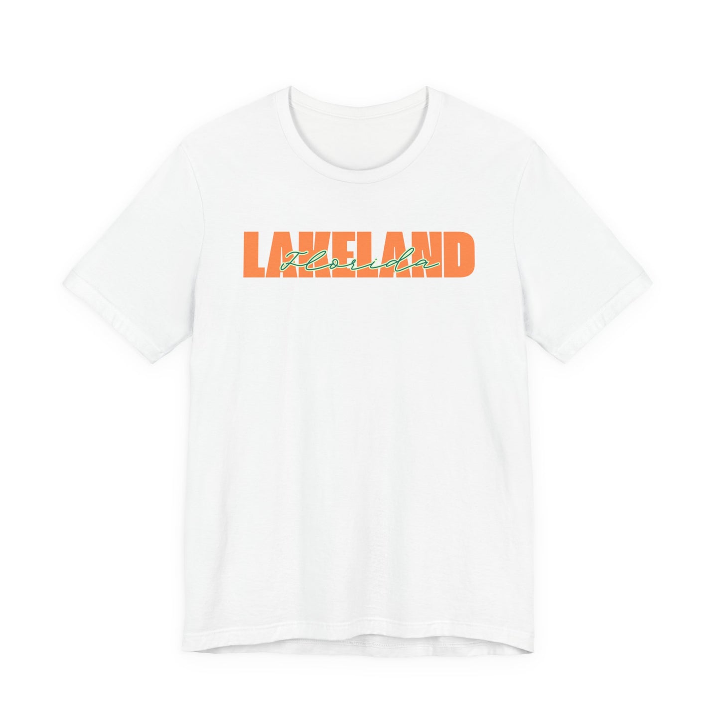 Lakeland Retro Unisex Short Sleeve Tee - Casual Summer Style