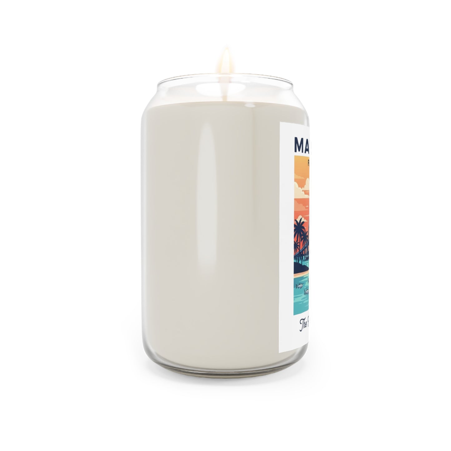 Coastal Paradise Scented Soy Candle, Aromatherapy, Home Decor, Gift for Her, Beach Vibes, Relaxation, Marathon Florida Keys