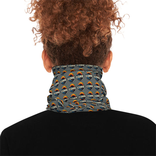 CORE Logo Neck Gaiter — Repeating Pattern Face Shield