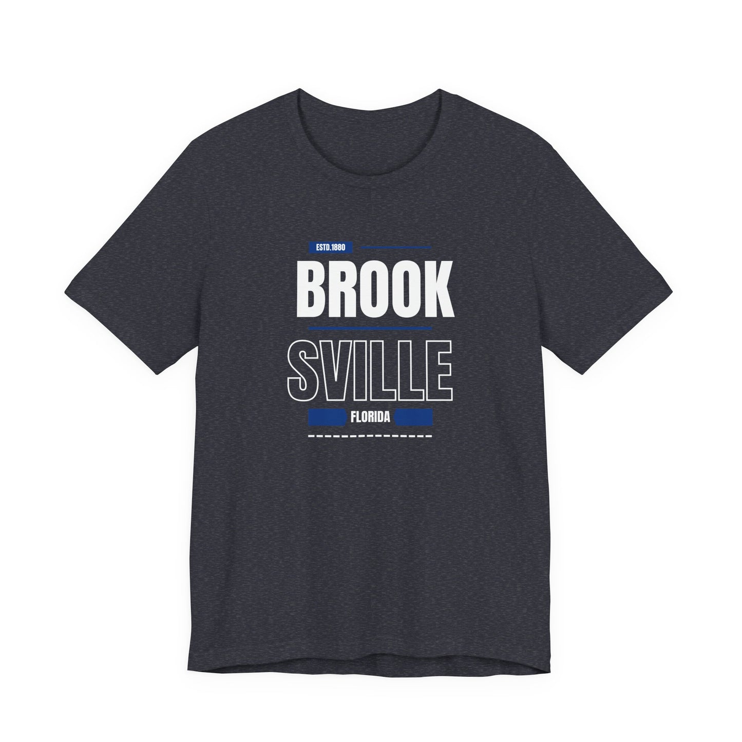 Brooksville Florida Unisex Jersey Tee - Retro Vibe T-Shirt for Casual Style
