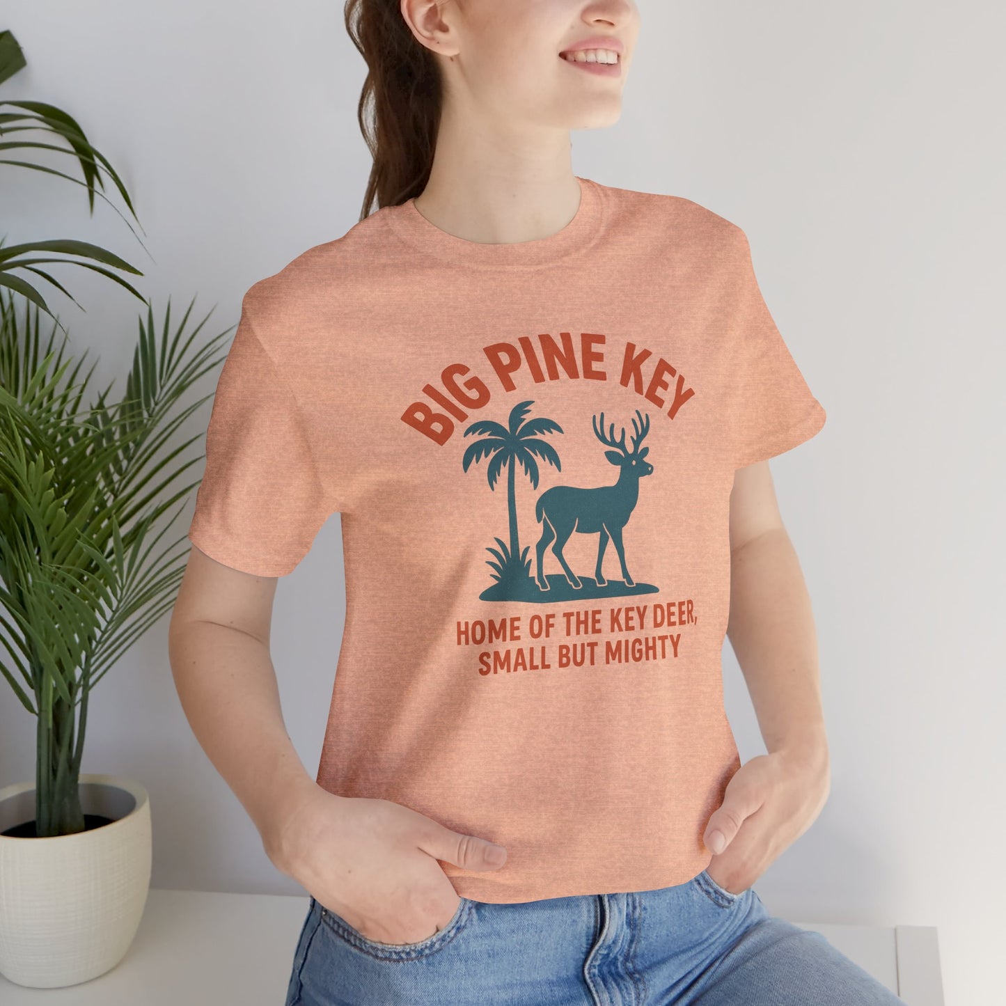 FLORIDA KEYS COLLECTION Big Pine Key Unisex Tee – Home of the Key Deer, Relaxed Fit Casual Shirt