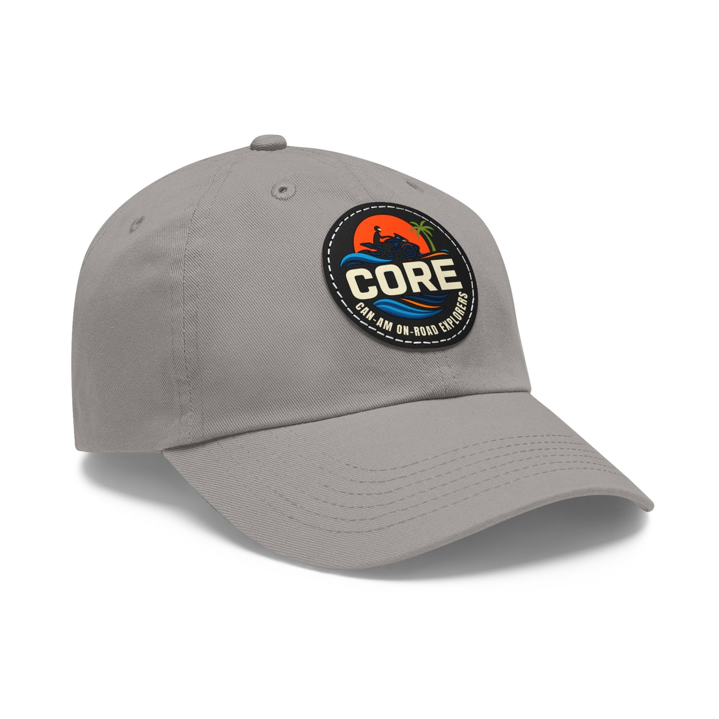 CORE Hat with Round Leather Patch | Outdoor Explorer Cap