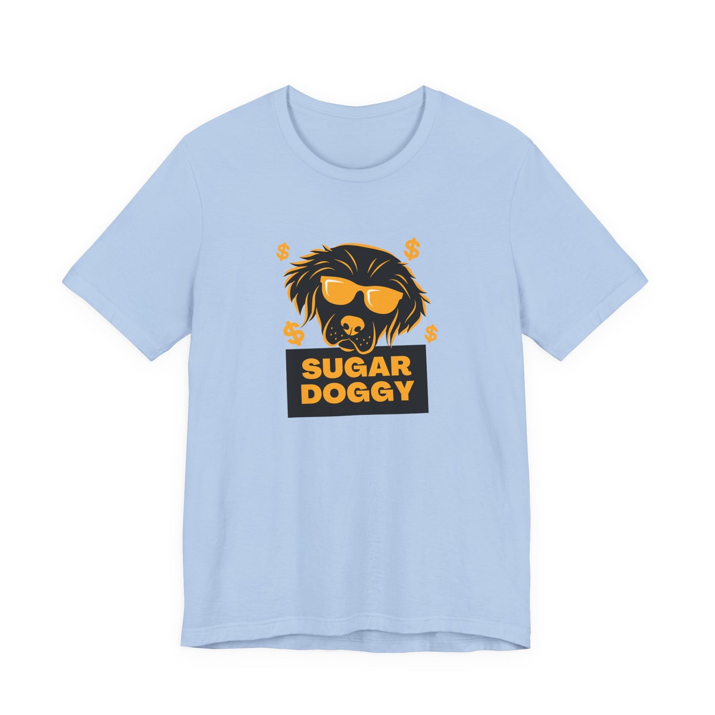 Cool Dog Graphic Tee - Sugar Doggy Unisex Jersey Short Sleeve T-Shirt