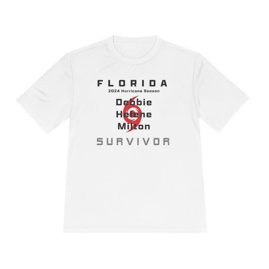 Florida 2024 Hurricane Season Unisex Moisture Wicking Tee