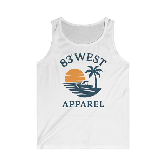 Retro Beach Vibes Tank Top for Men - 83° West Apparel