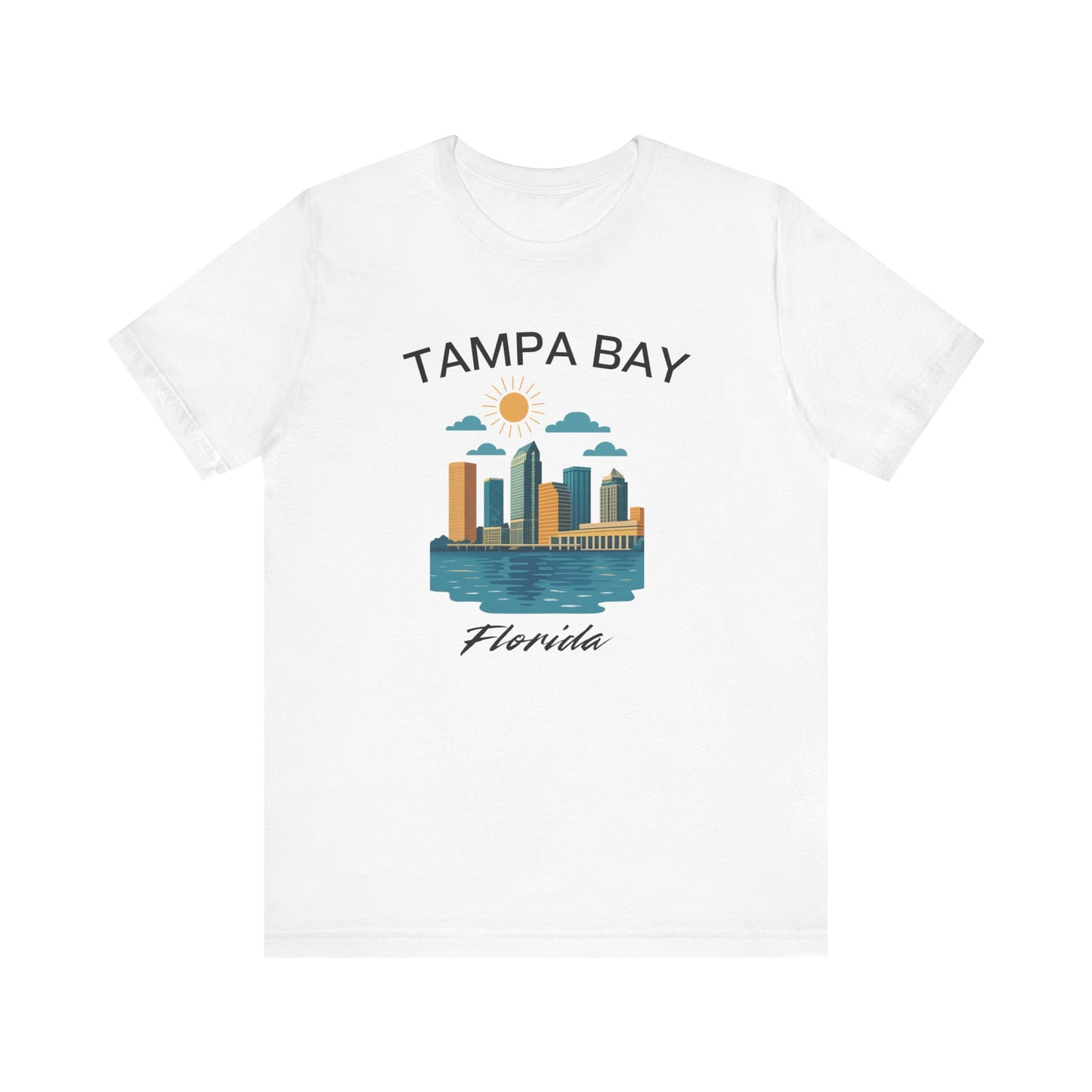 Tampa Bay Skyline Tee - Unisex Jersey Short Sleeve Tee, Florida Gift