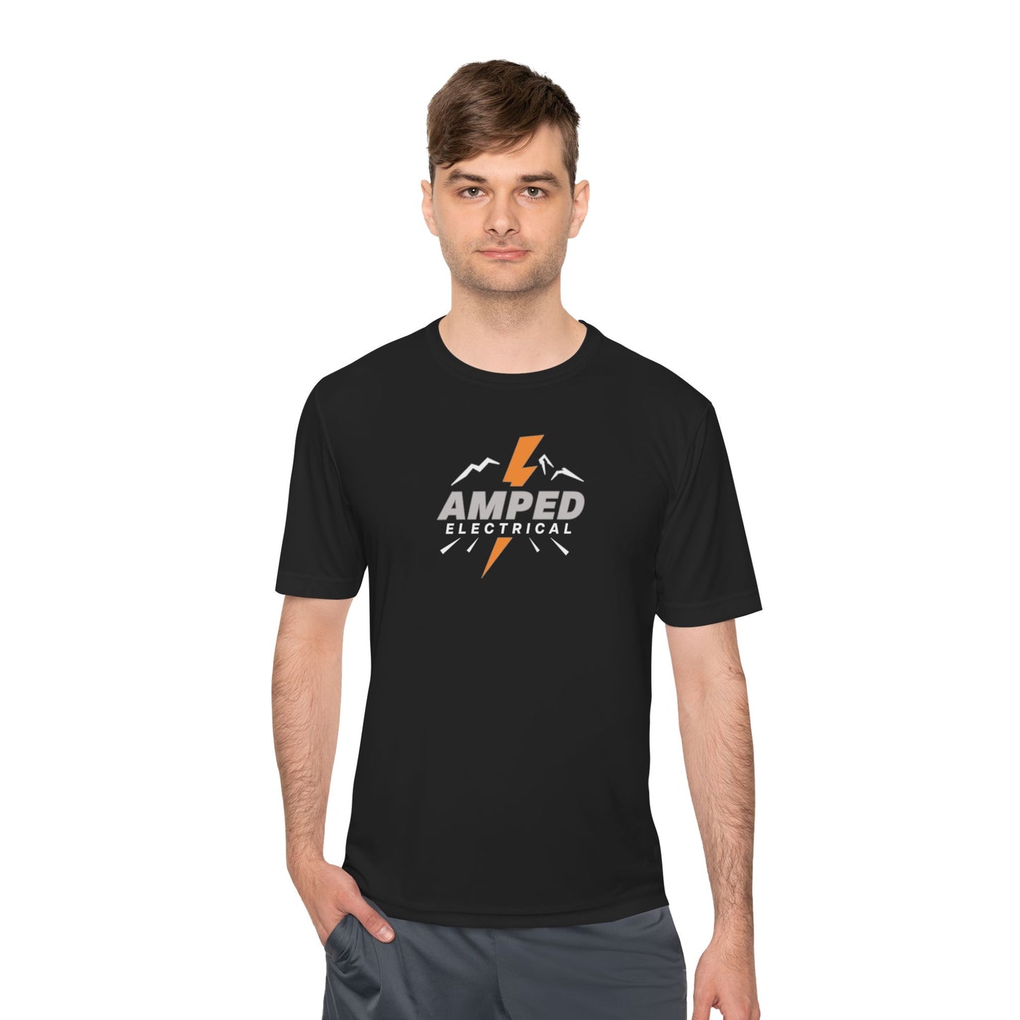 Amped Electrical Unisex Moisture Wicking Tee