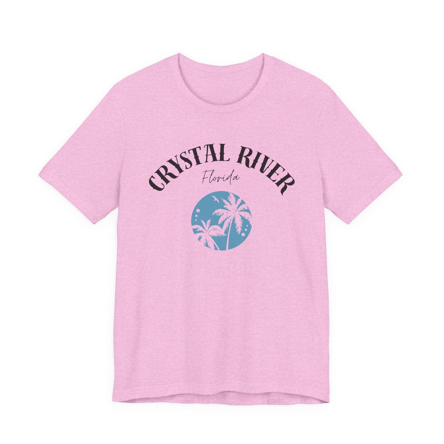 Crystal River Florida Tropical Tee - Unisex Jersey Short Sleeve Shirt
