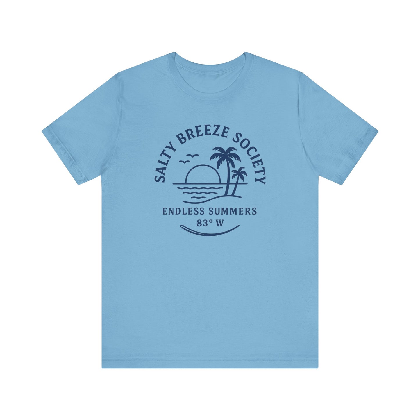 Salty Breeze Society Unisex Short Sleeve Tee - Endless Summers Design