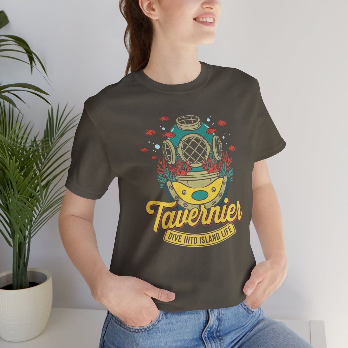 FLORIDA KEYS COLLECTION Tavernier Dive Into Island Life Tee, Beachwear, Summer Vibes