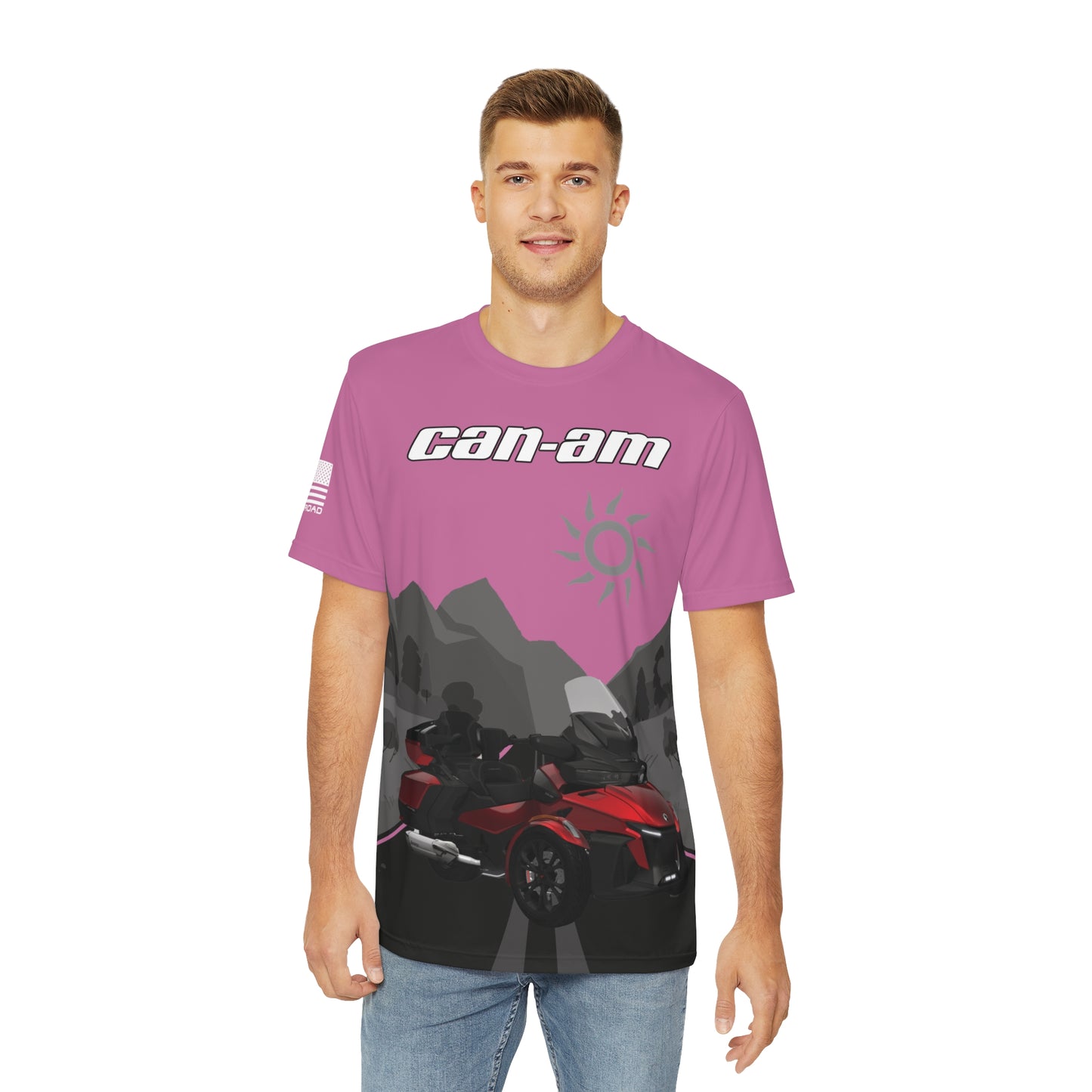 CAN-AM SPYDER SCENIC FWC EDITION T-SHIRT PINK