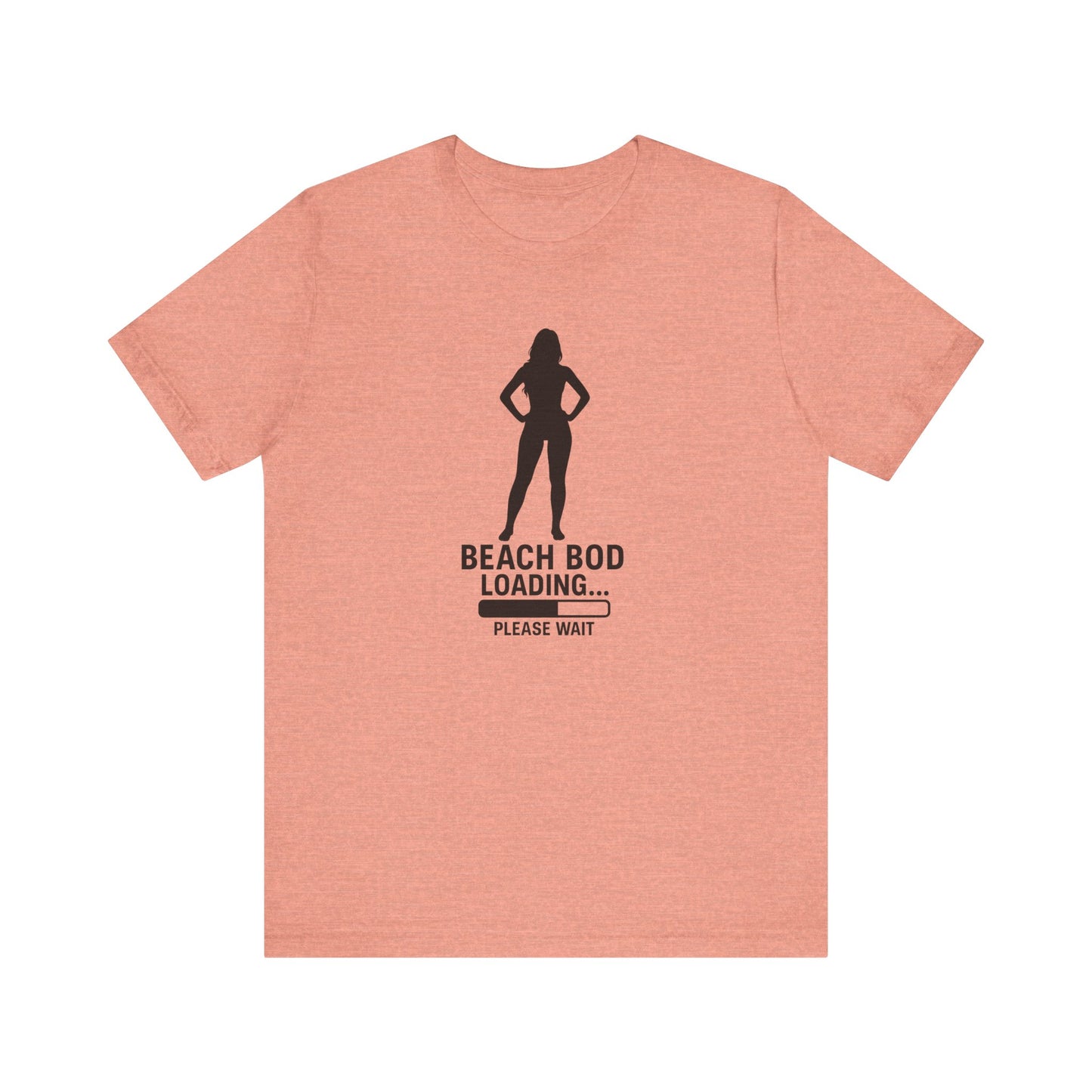 Beach Bod Loading Unisex Tee, Funny T-Shirt for Summer, Workout Motivation Shirt