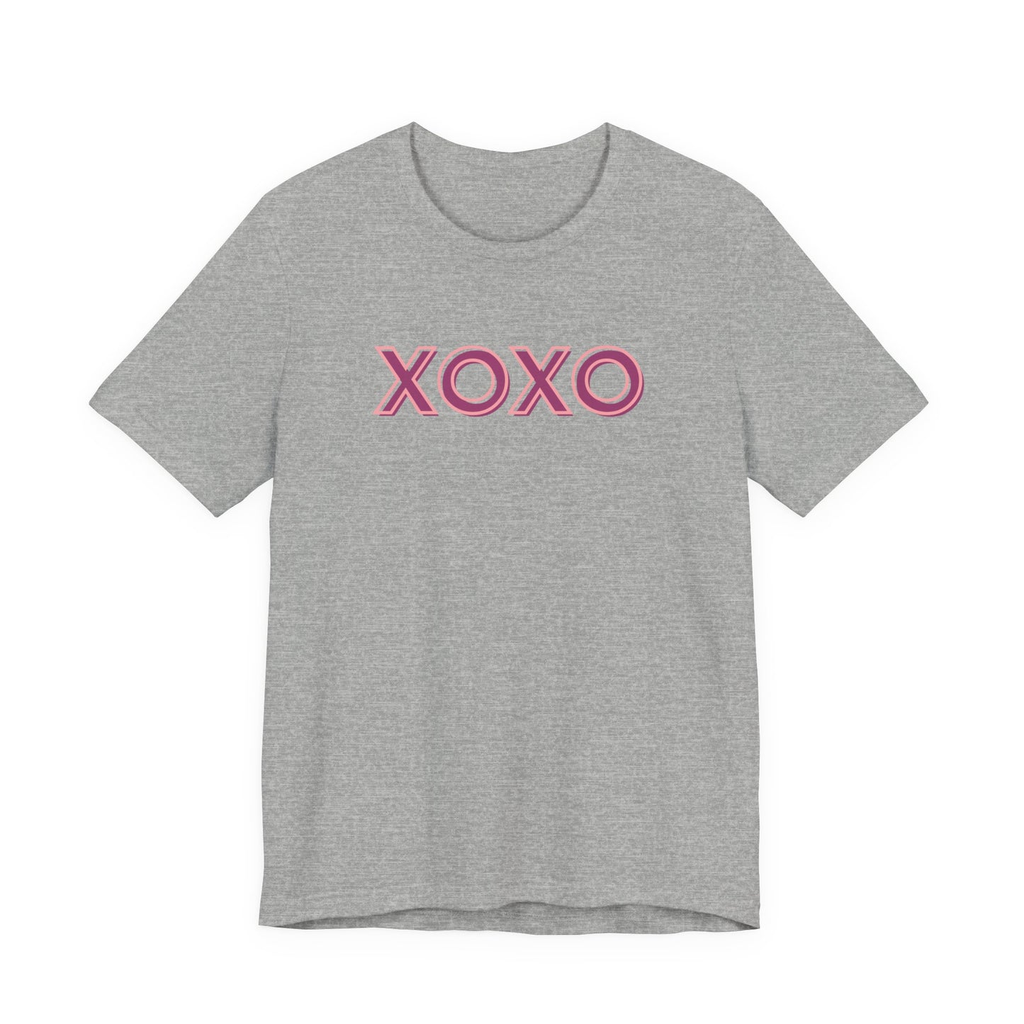 XOXO Unisex Jersey Tee - Perfect for Valentine's Day & Everyday Love