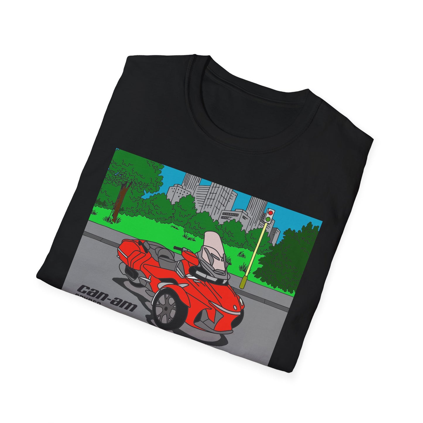 SPYDER Coloring Book Graphic Unisex Softstyle T-Shirt
