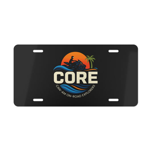 CORE Custom Vanity Plate
