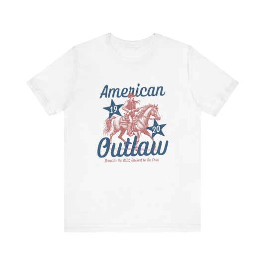 American Outlaw Graphic Tee | Unisex Jersey Short Sleeve Shirt