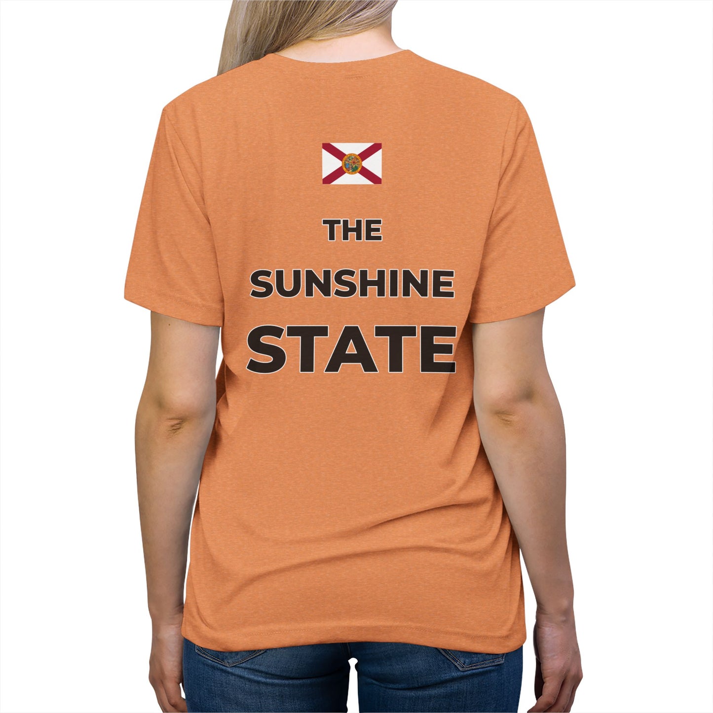 Florida Sunshine State Unisex Triblend Tee - Casual Summer Style