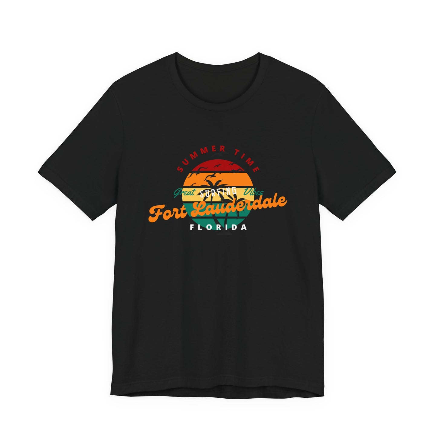 Fort Lauderdale Summer Vibes Tee - Unisex Jersey Short Sleeve Shirt