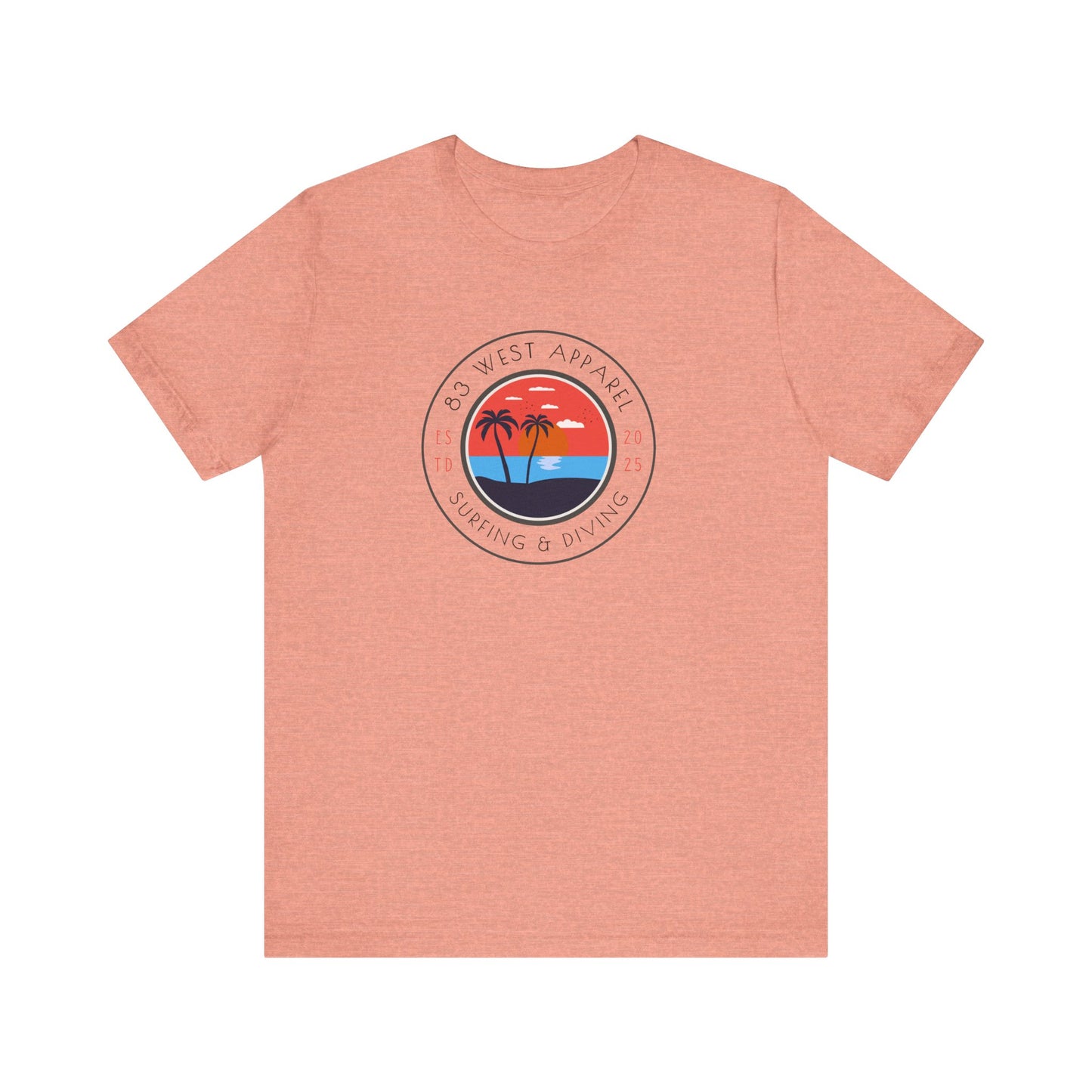 83 West Surf & Dive Unisex Tee - Perfect for Beach Lovers and Outdoor Adventures