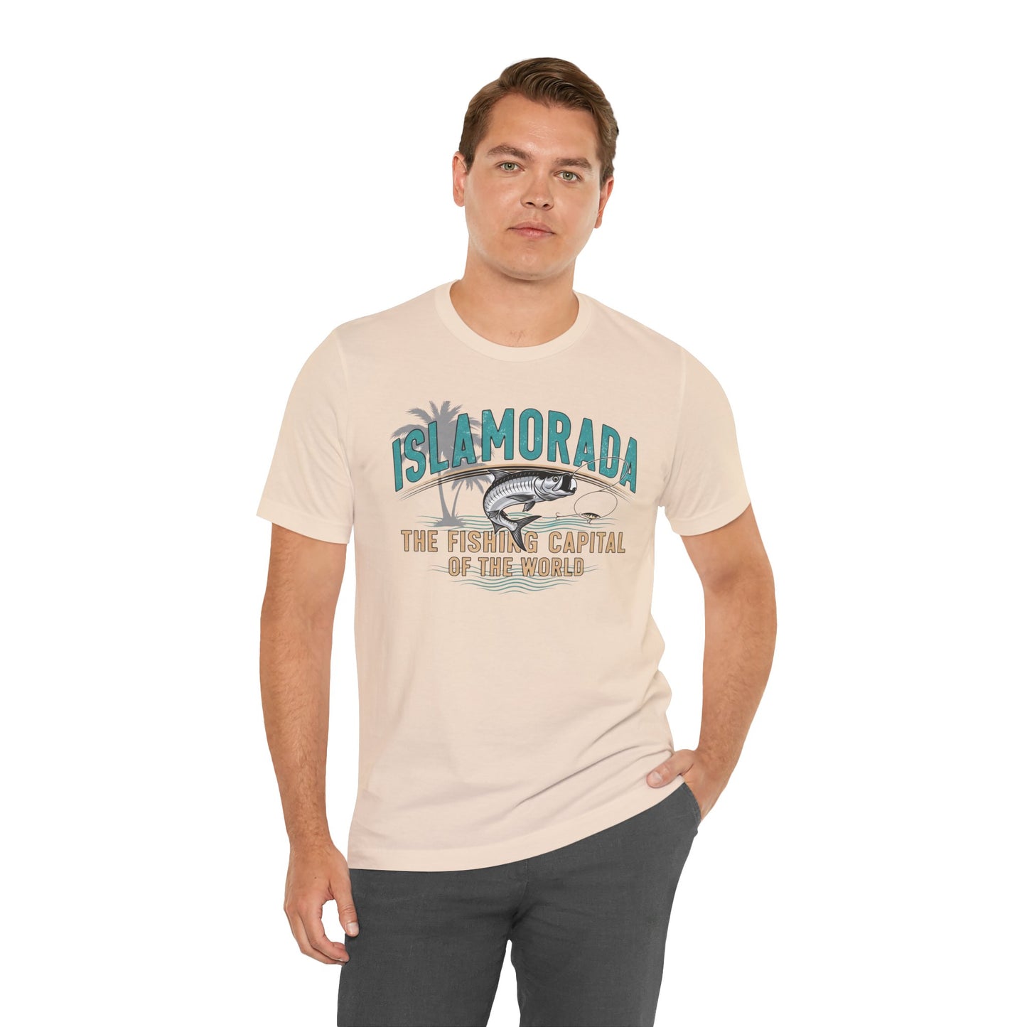 FLORIDA KEYS COLLECTION Islamorada Fishing Capital Tee, Unisex Fishing Shirt, Casual Beach Wear, Summer Vacation Top, Gift for Anglers
