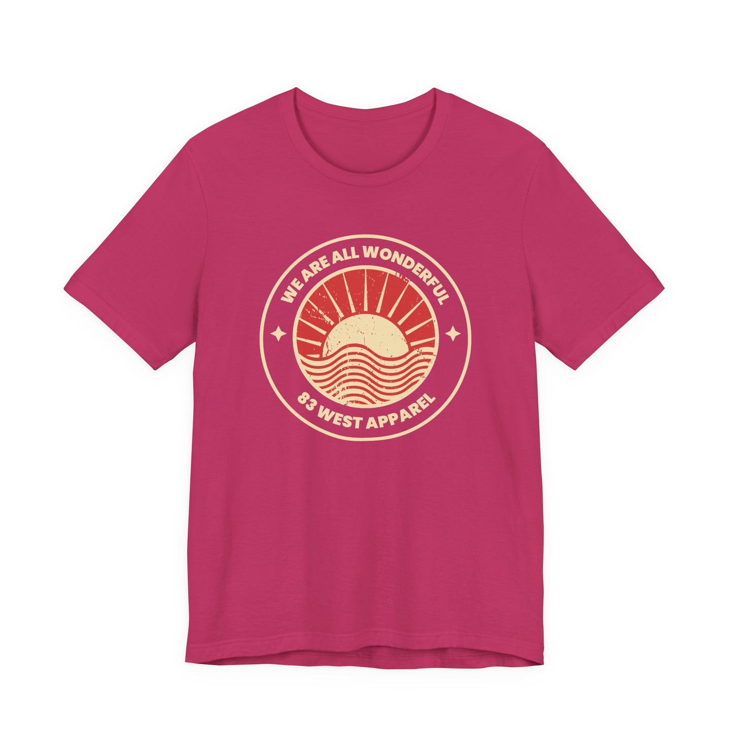 Inspirational Unisex Jersey Short Sleeve Tee - 'We Are All Wonderful'