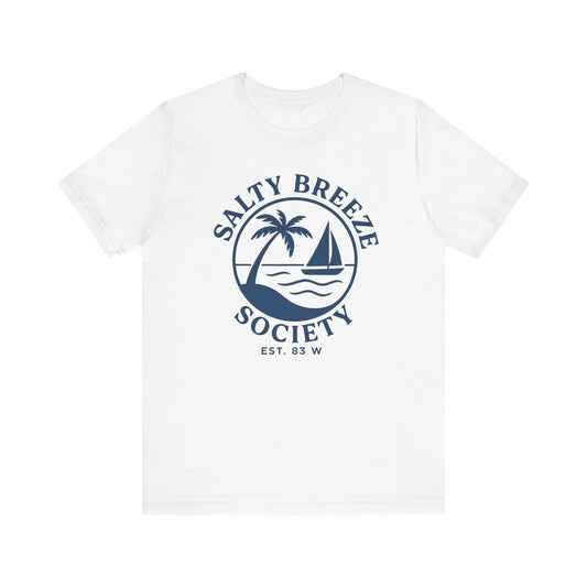 Salty Breeze Society Unisex Tee - Relaxed Coastal Vibe T-Shirt for Beach Lovers