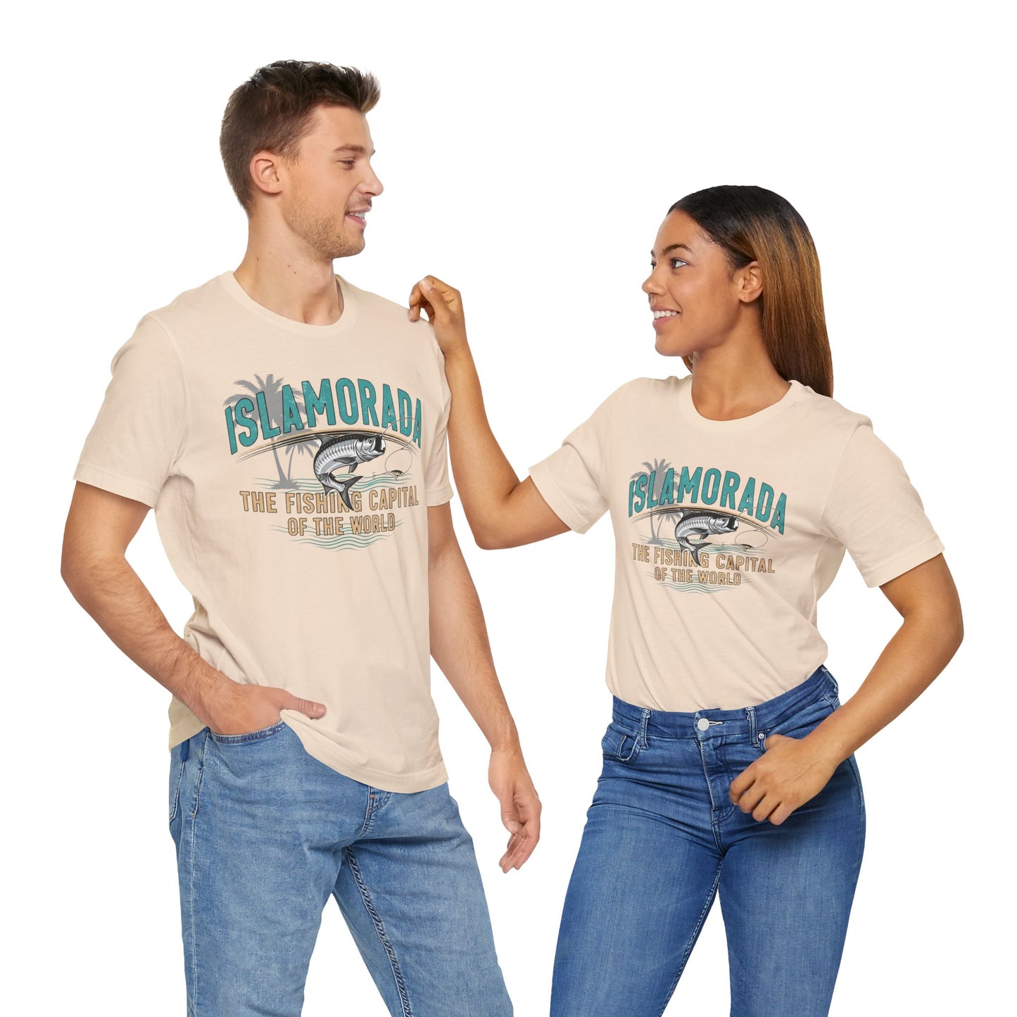FLORIDA KEYS COLLECTION Islamorada Fishing Capital Tee, Unisex Fishing Shirt, Casual Beach Wear, Summer Vacation Top, Gift for Anglers