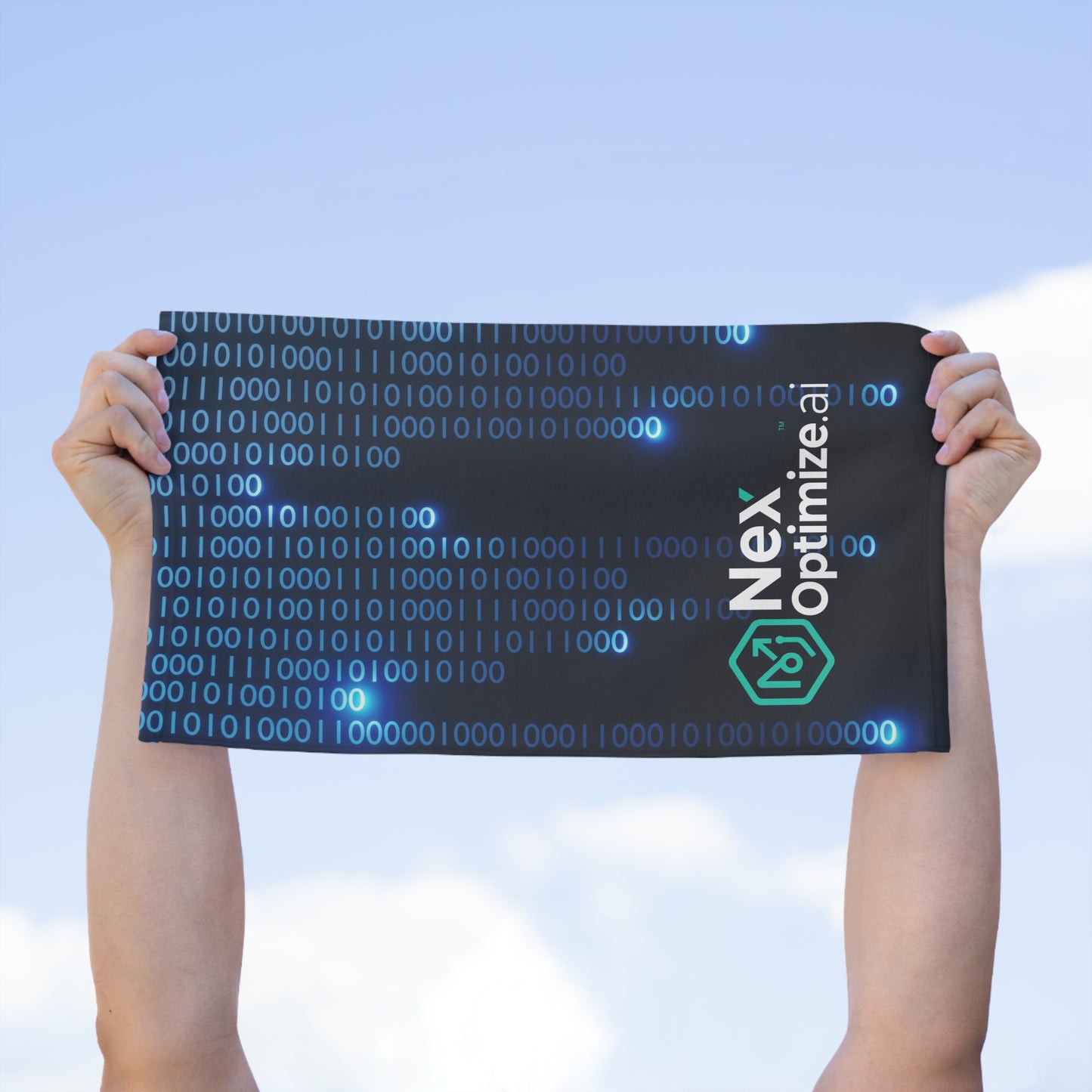 NexOptimize.ai Tech-Inspired Rally Towel