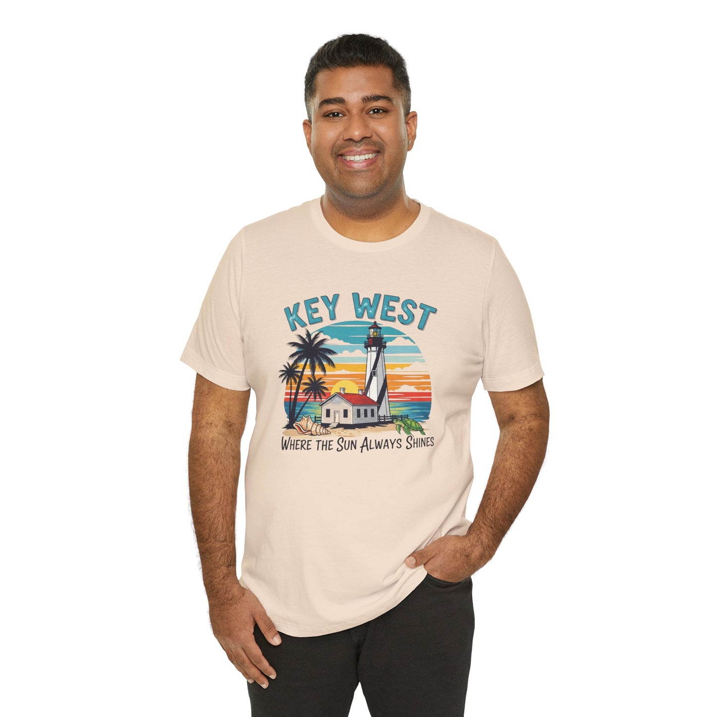 FLORIDA KEYS COLLECTION Key West Sunset Tee: Tropical Vibes Shirt for Beach Lovers