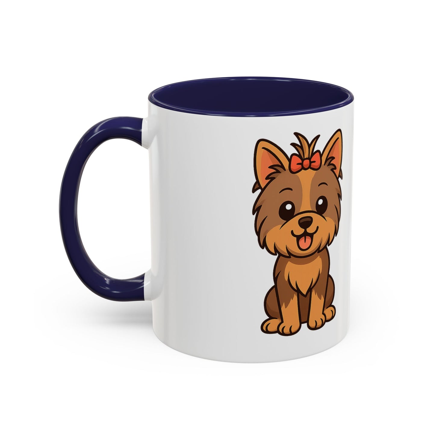 Cute Yorkshire Terrier Accent Coffee Mug - Pet Lover Gift