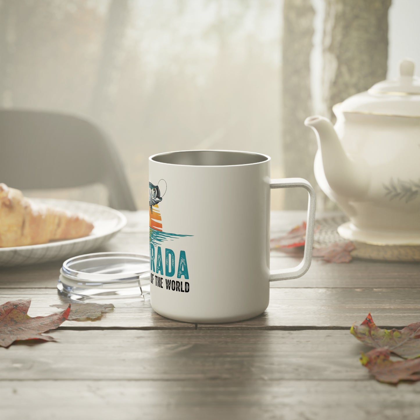 Islamorada Fishing Mug, Insulated Coffee Cup, Perfect for Fishing Enthusiasts, Travel Mug for Outdoor Lovers, Gift for Anglers