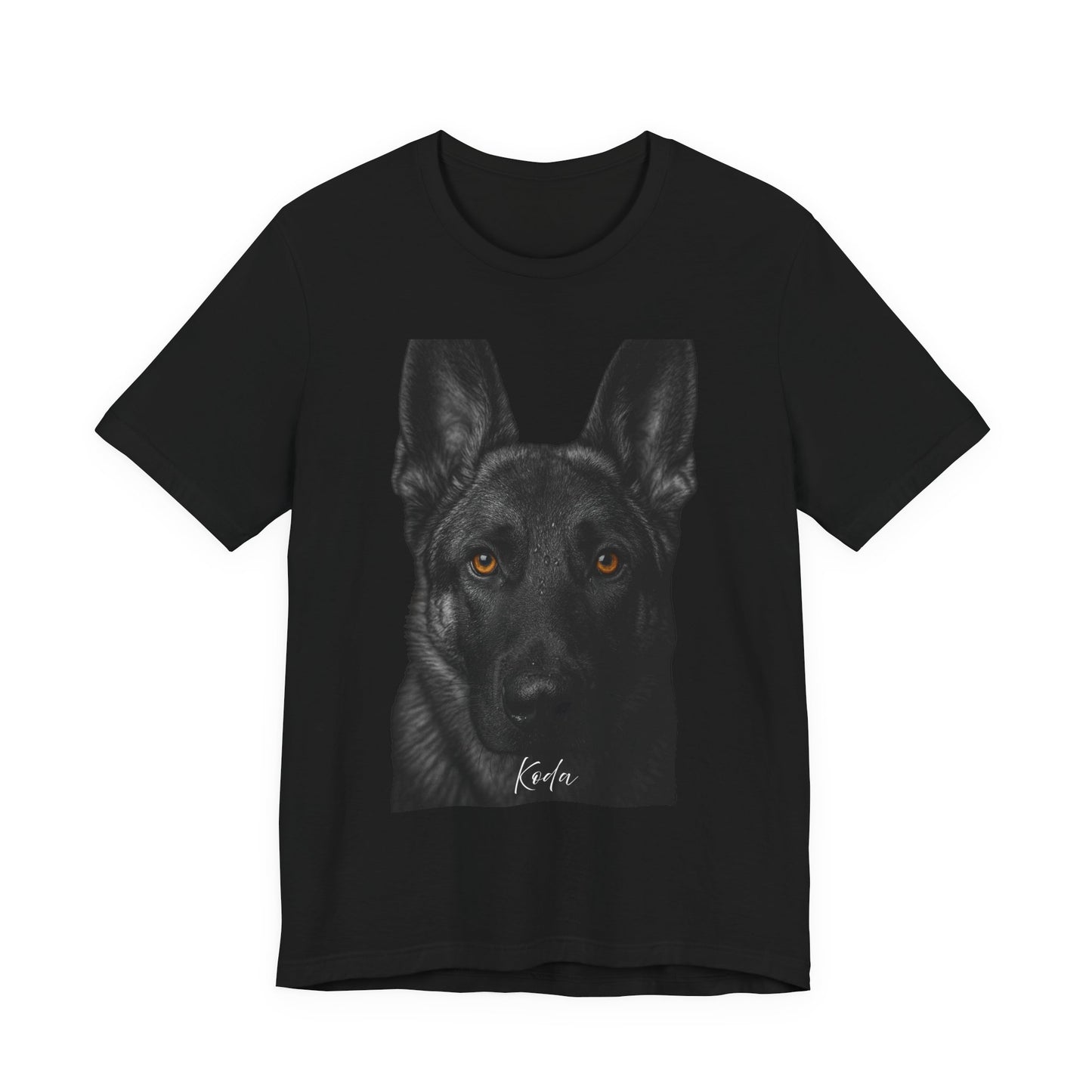 German Shepherd Koda Black Edition Unisex Tee, Pet Lover Shirt, Dog Lover Gift