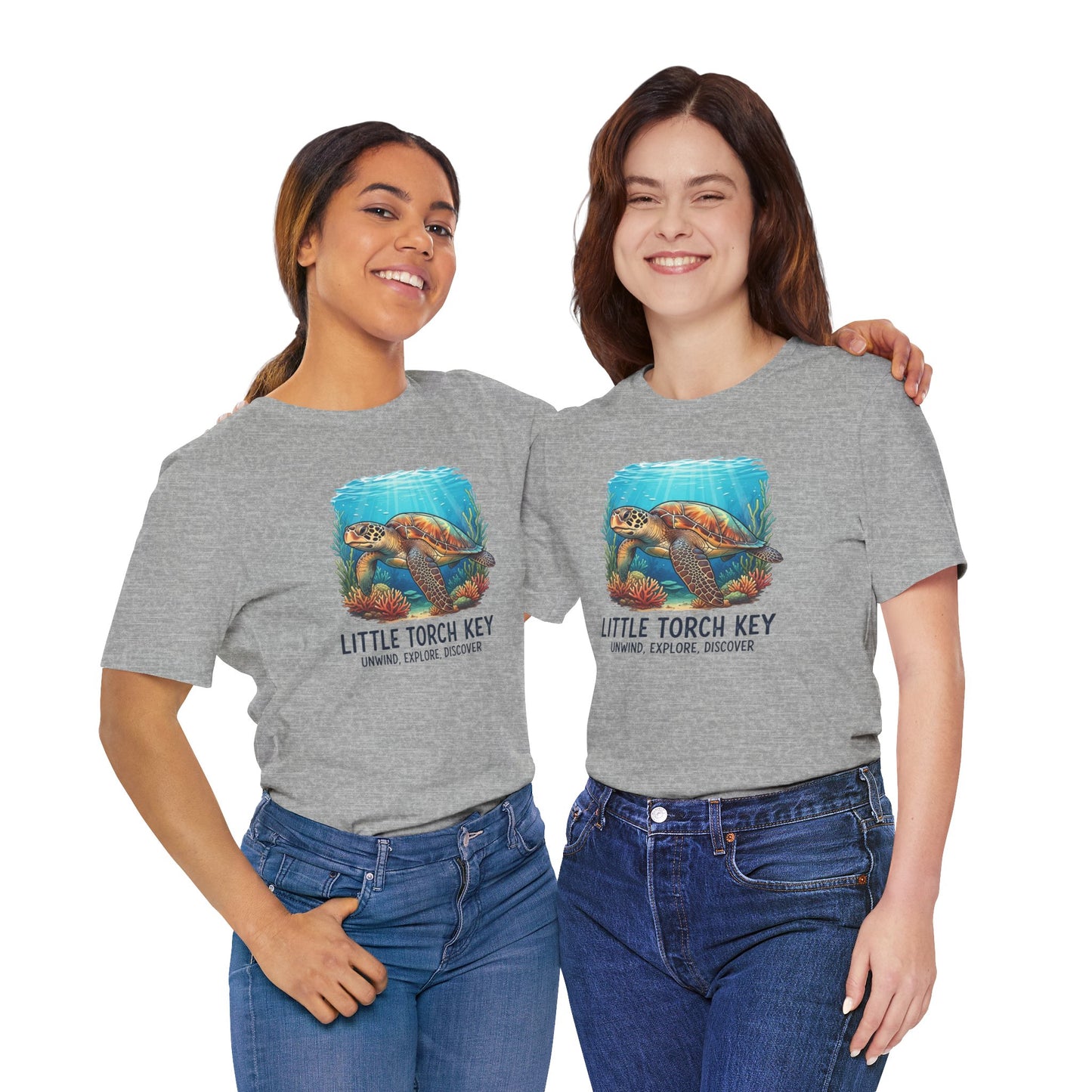 FLORIDA KEYS COLLECTION Little Torch Key Turtle Tee - Explore, Discover, Unwind
