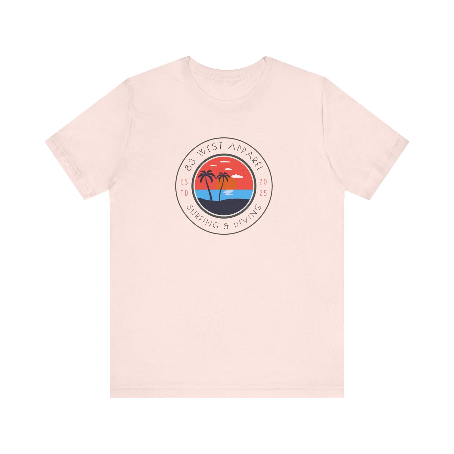 83 West Surf & Dive Unisex Tee - Perfect for Beach Lovers and Outdoor Adventures