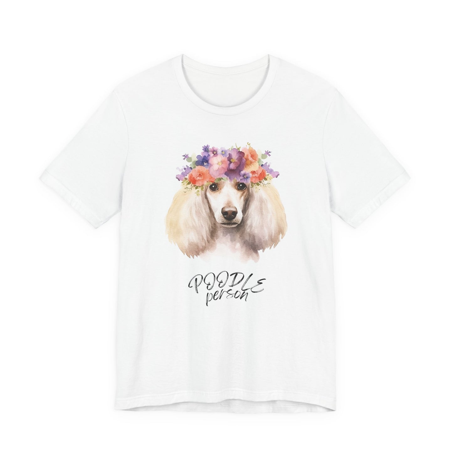 Poodle Person Unisex Short Sleeve Tee - Cute Dog Lover T-Shirt