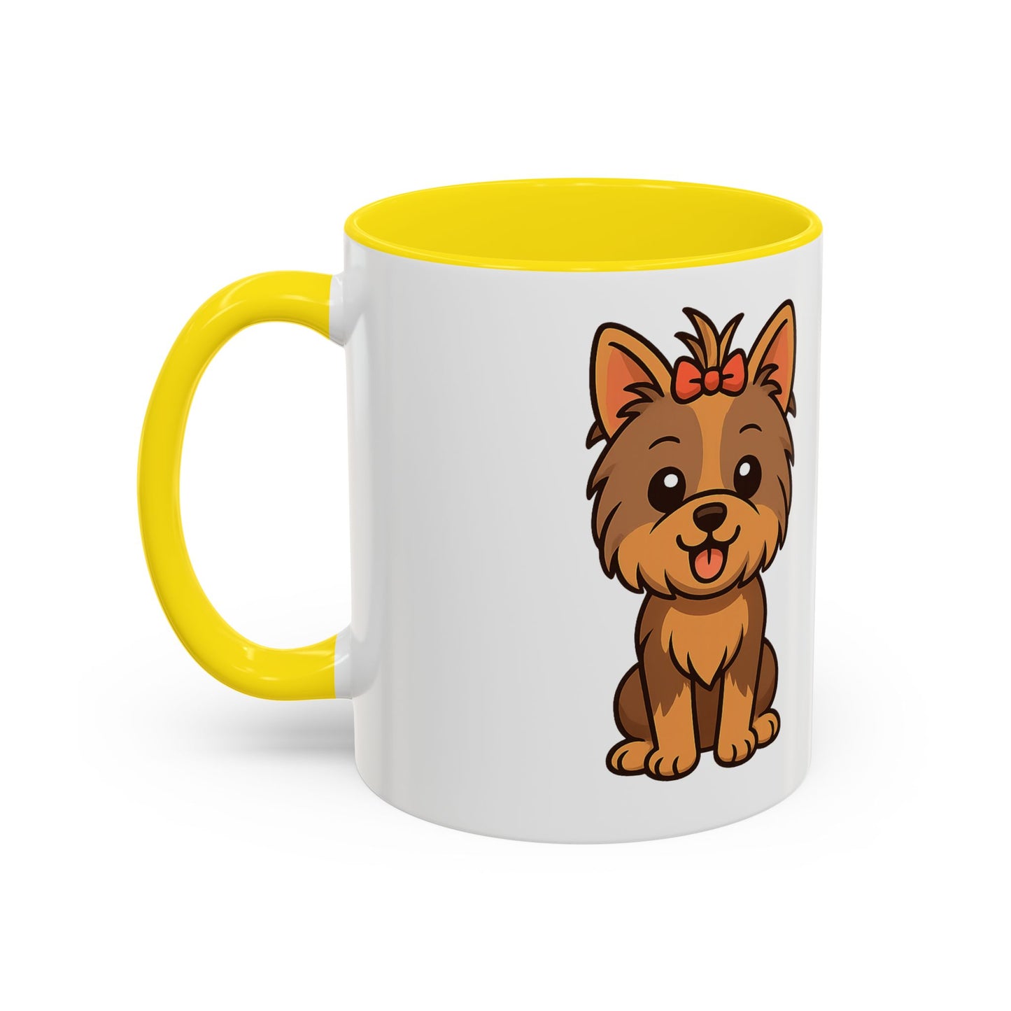 Cute Yorkshire Terrier Accent Coffee Mug - Pet Lover Gift