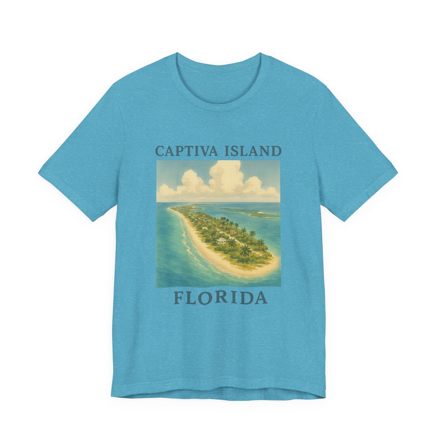 Captiva Island Florida T-Shirt, Vintage Island Tee, Beach Lover's Apparel