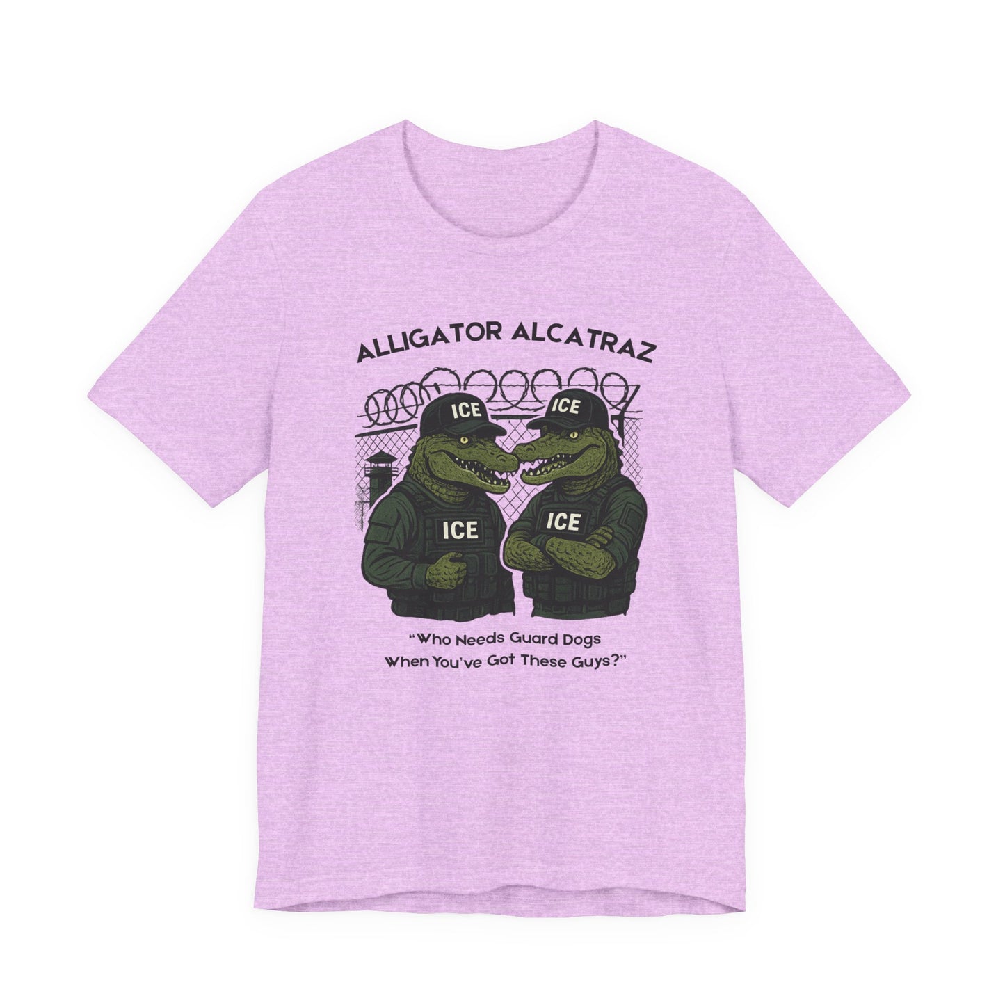 Alligator Alcatraz Unisex Tee, Funny Graphic Shirt