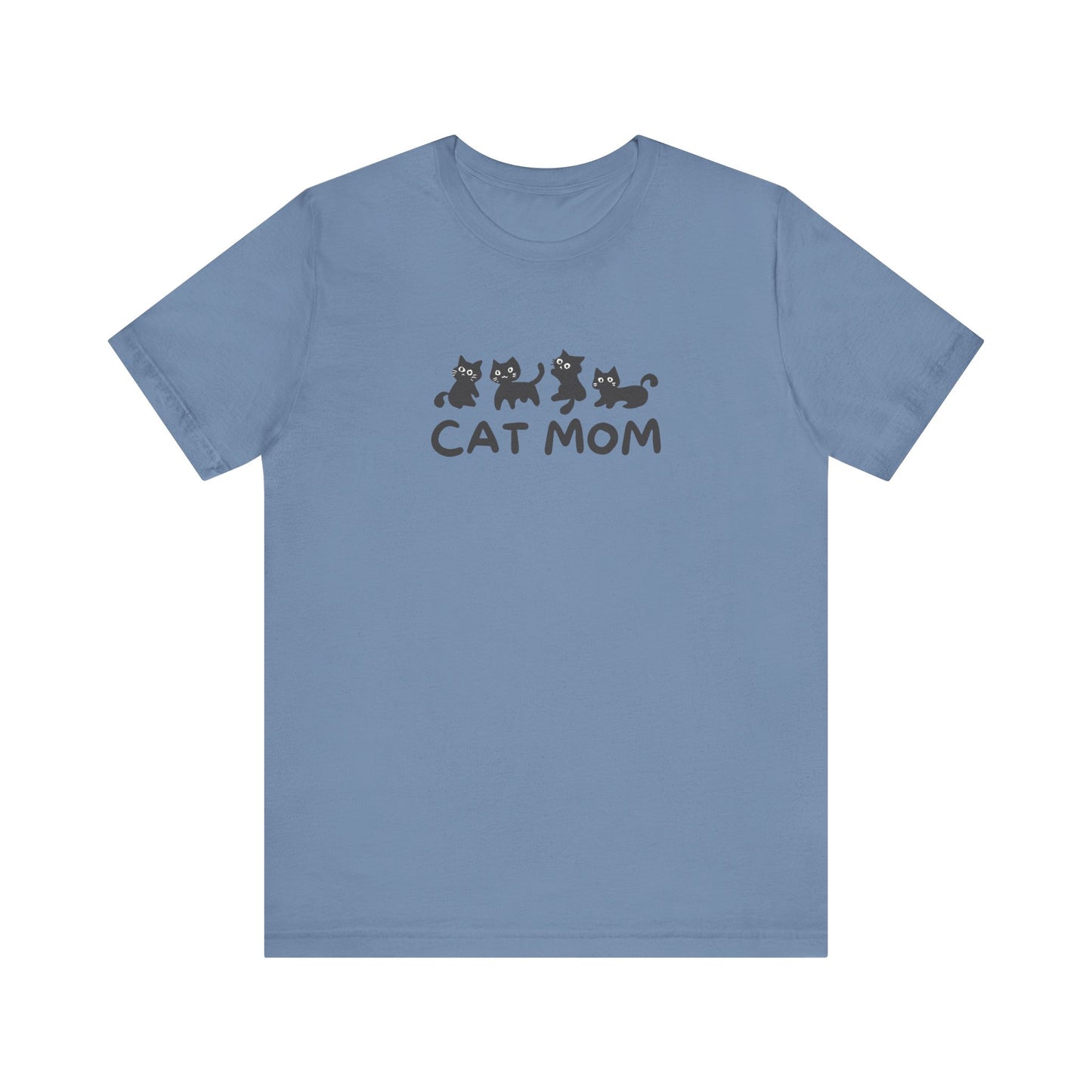 Cat Mom Unisex Jersey Tee - Perfect Gift for Cat Lovers