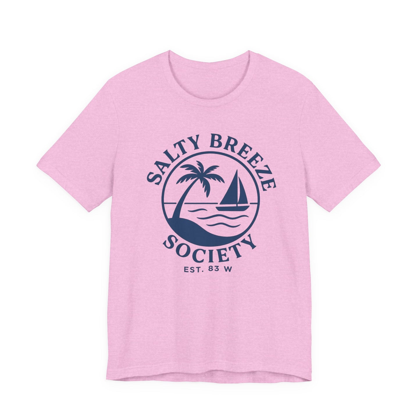 Salty Breeze Society Unisex Tee - Relaxed Coastal Vibe T-Shirt for Beach Lovers