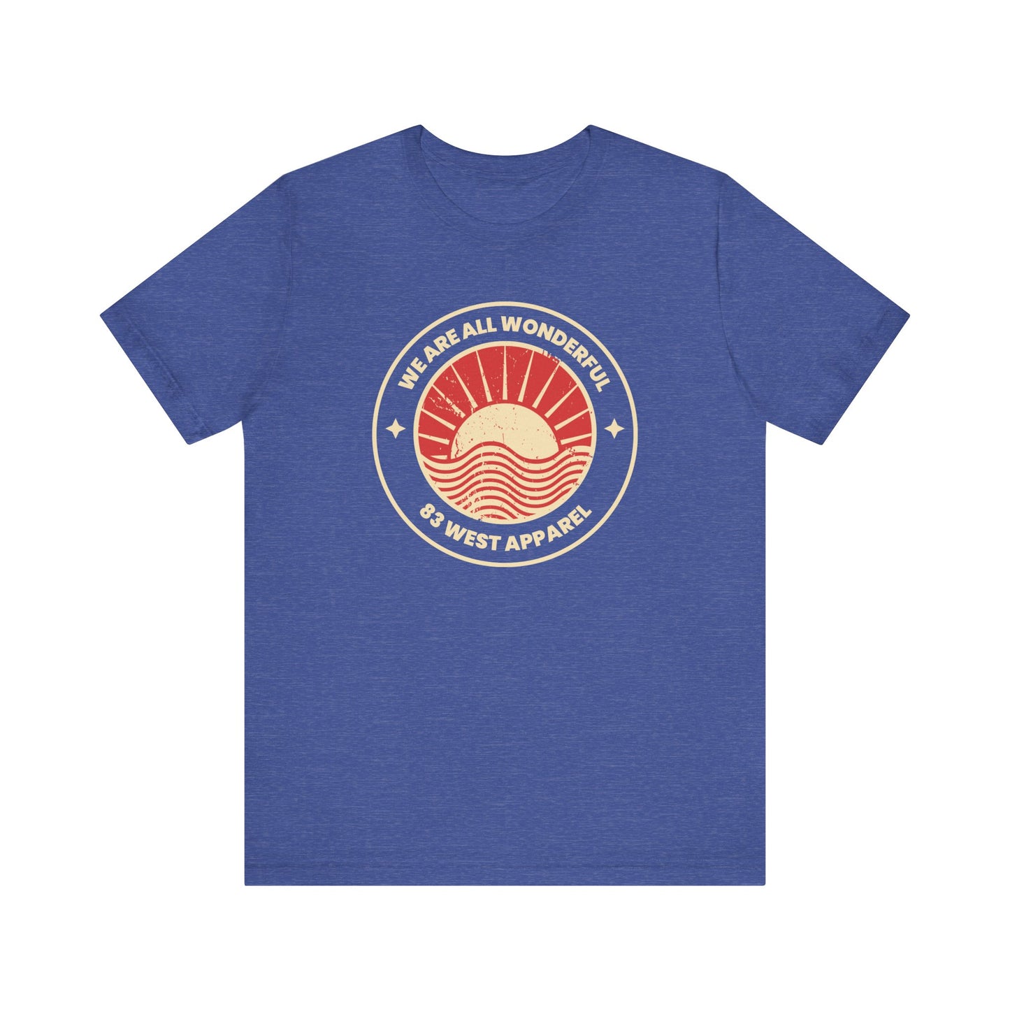 Inspirational Unisex Jersey Short Sleeve Tee - 'We Are All Wonderful'