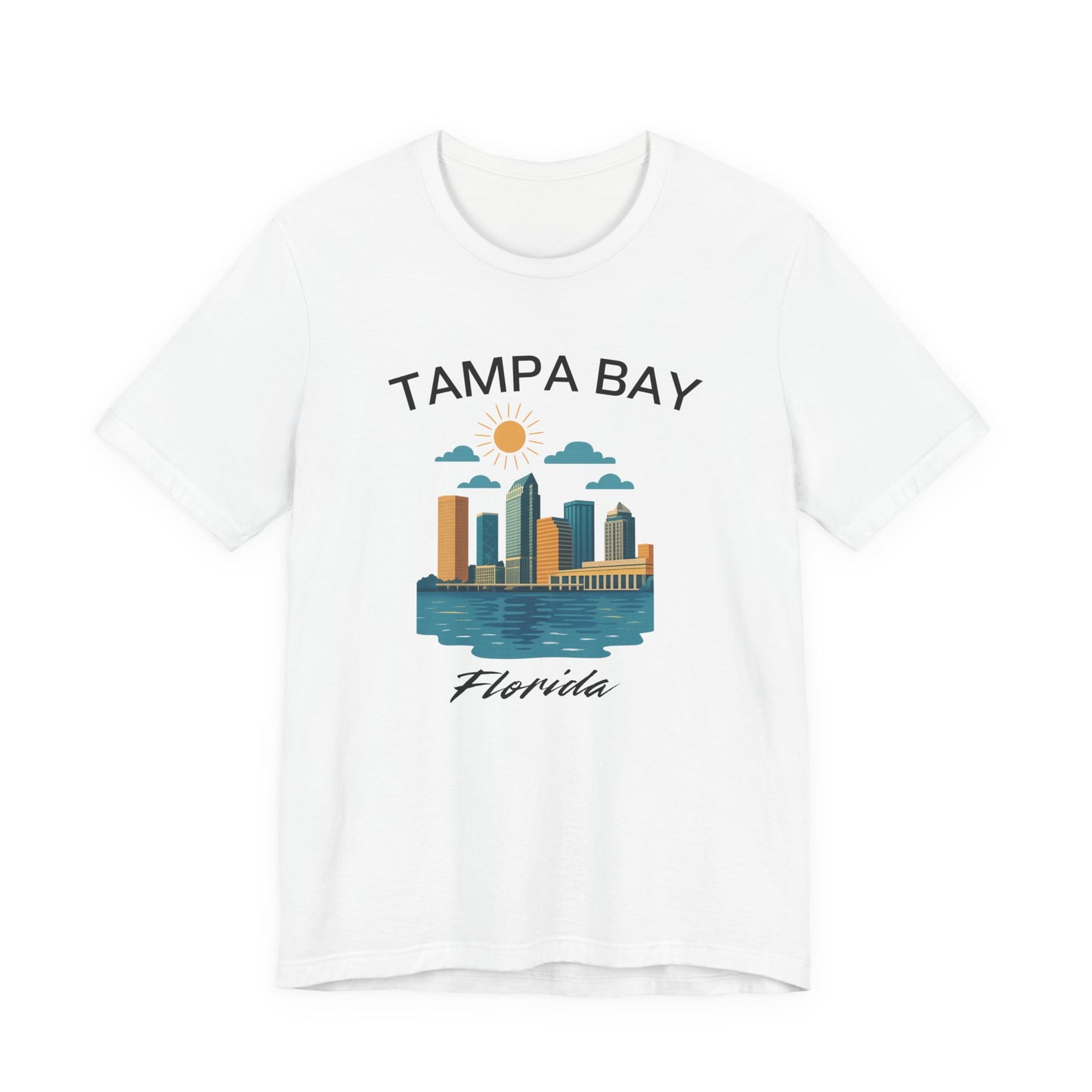 Tampa Bay Skyline Tee - Unisex Jersey Short Sleeve Tee, Florida Gift