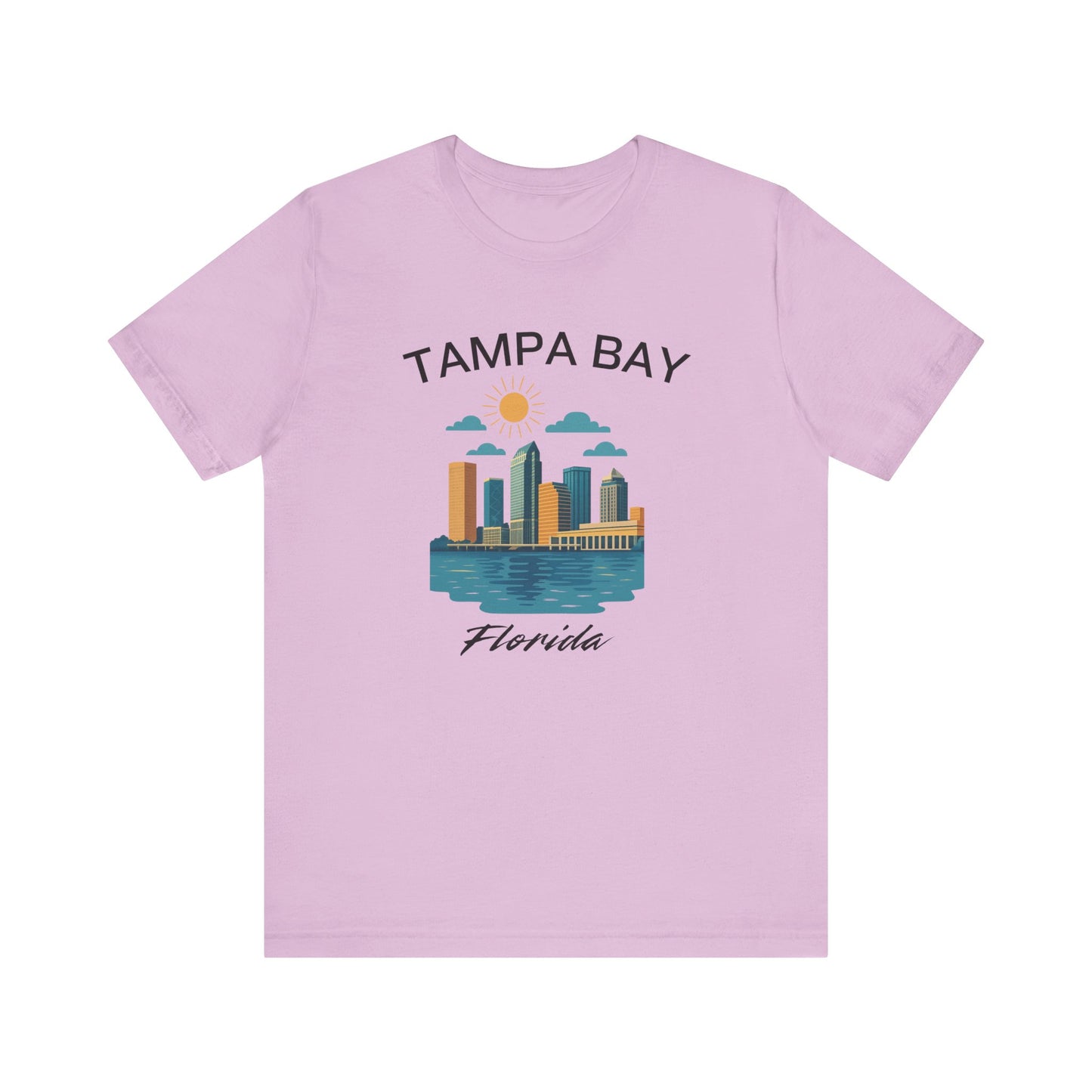 Tampa Bay Skyline Tee - Unisex Jersey Short Sleeve Tee, Florida Gift