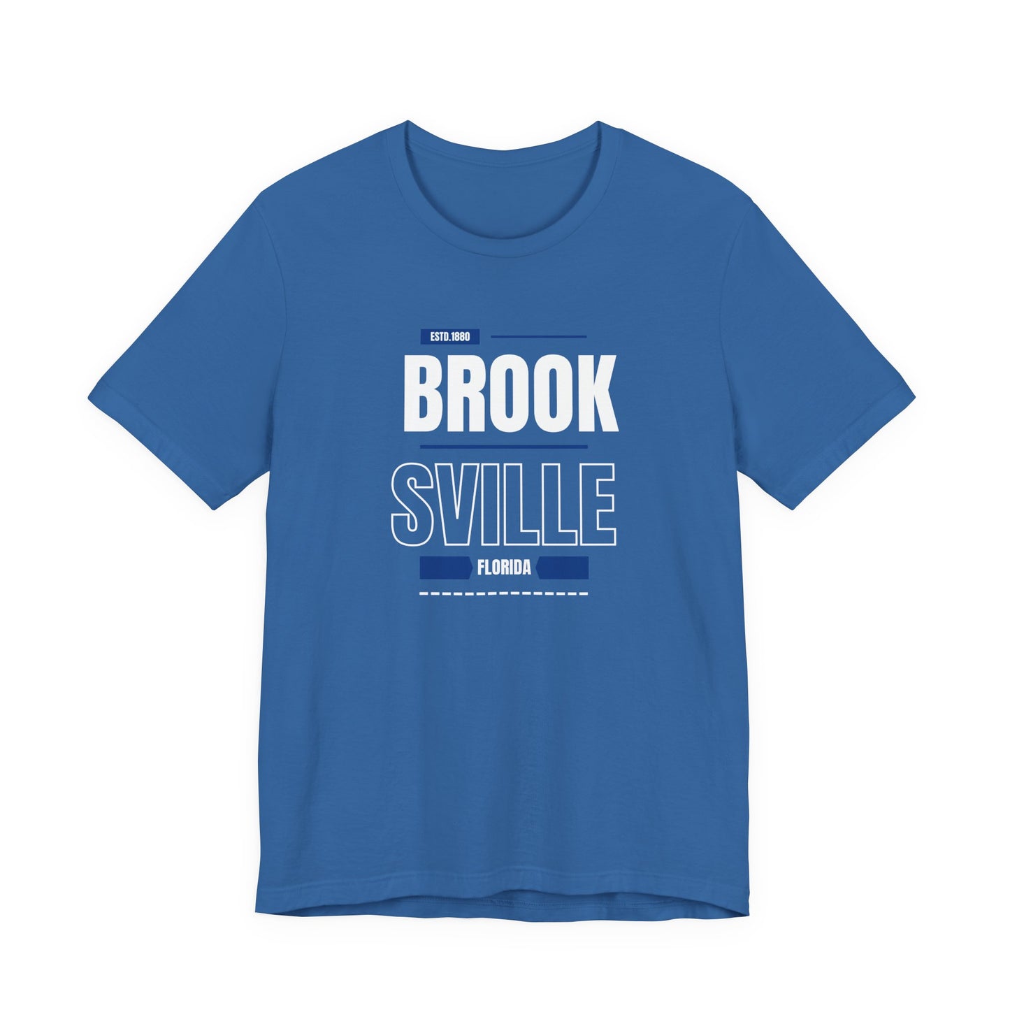 Brooksville Florida Unisex Jersey Tee - Retro Vibe T-Shirt for Casual Style