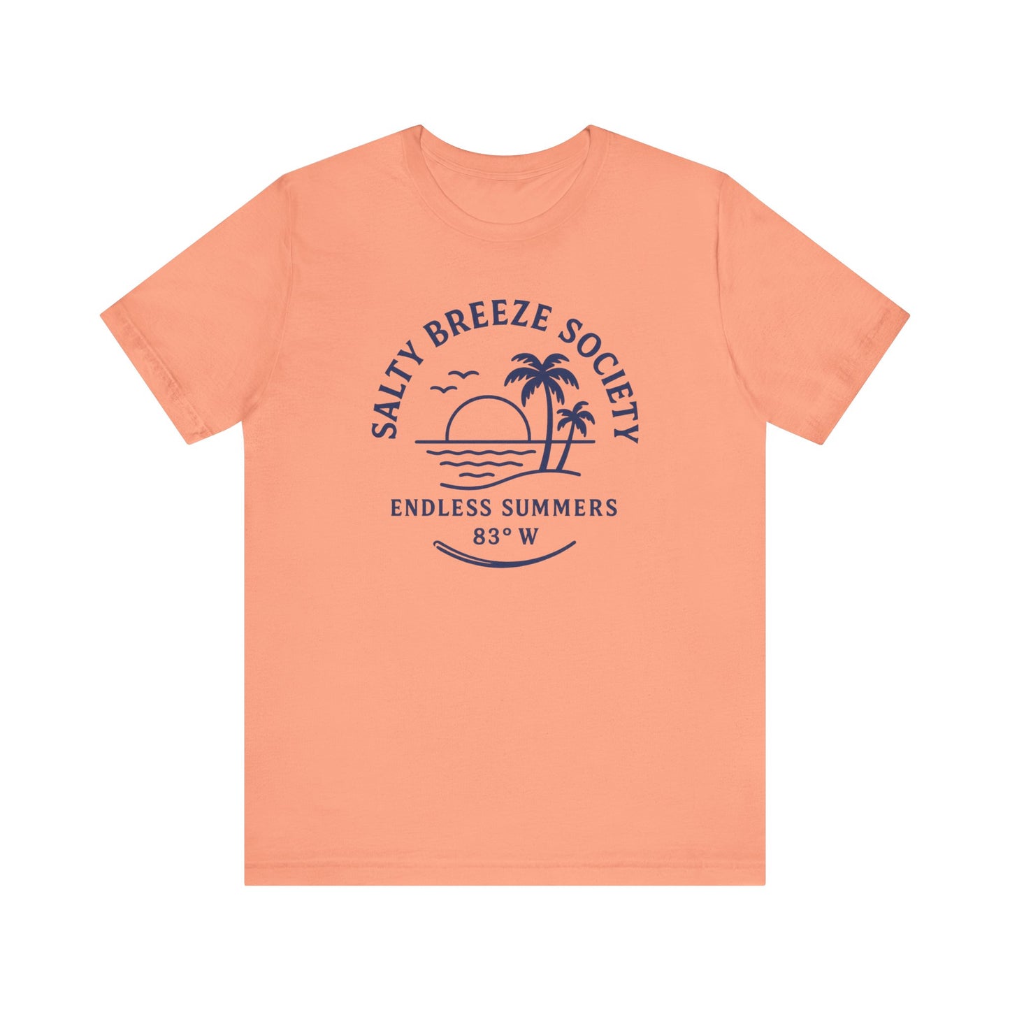 Salty Breeze Society Unisex Short Sleeve Tee - Endless Summers Design