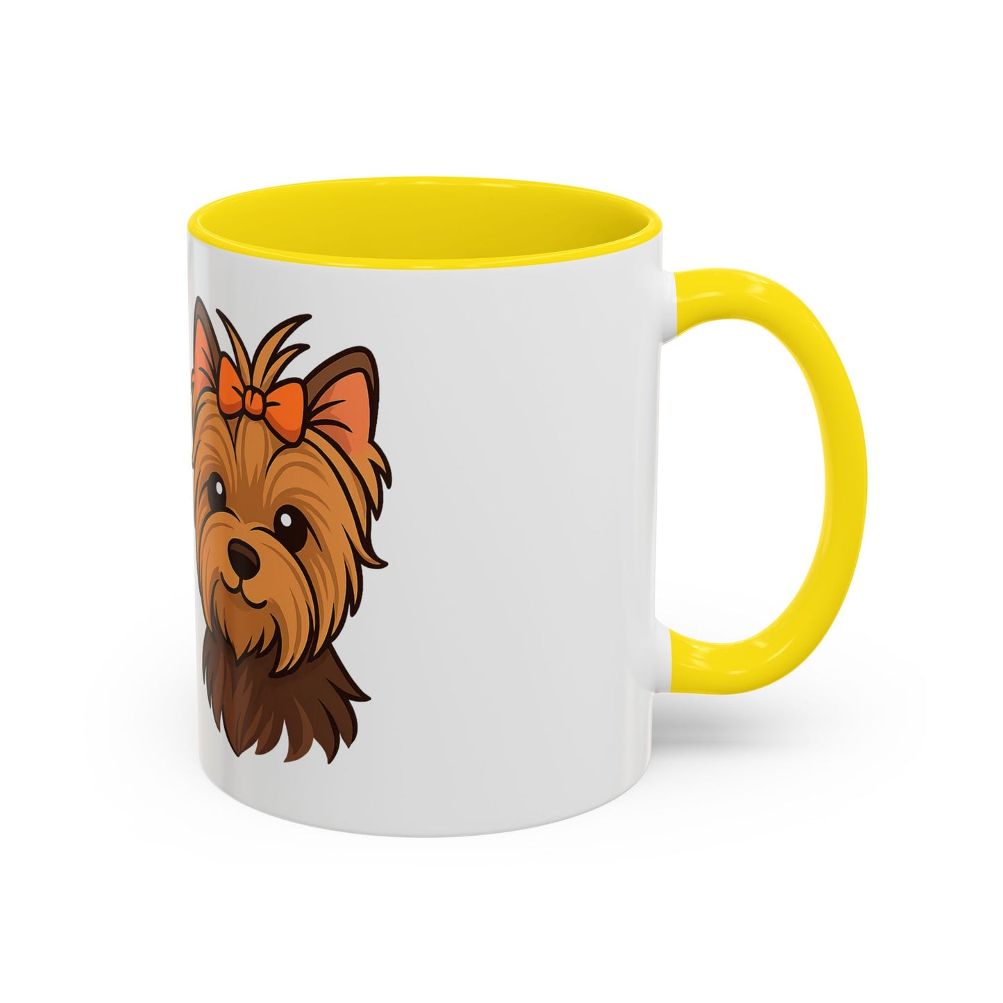 Cute Yorkshire Terrier Accent Coffee Mug - Pet Lover Gift