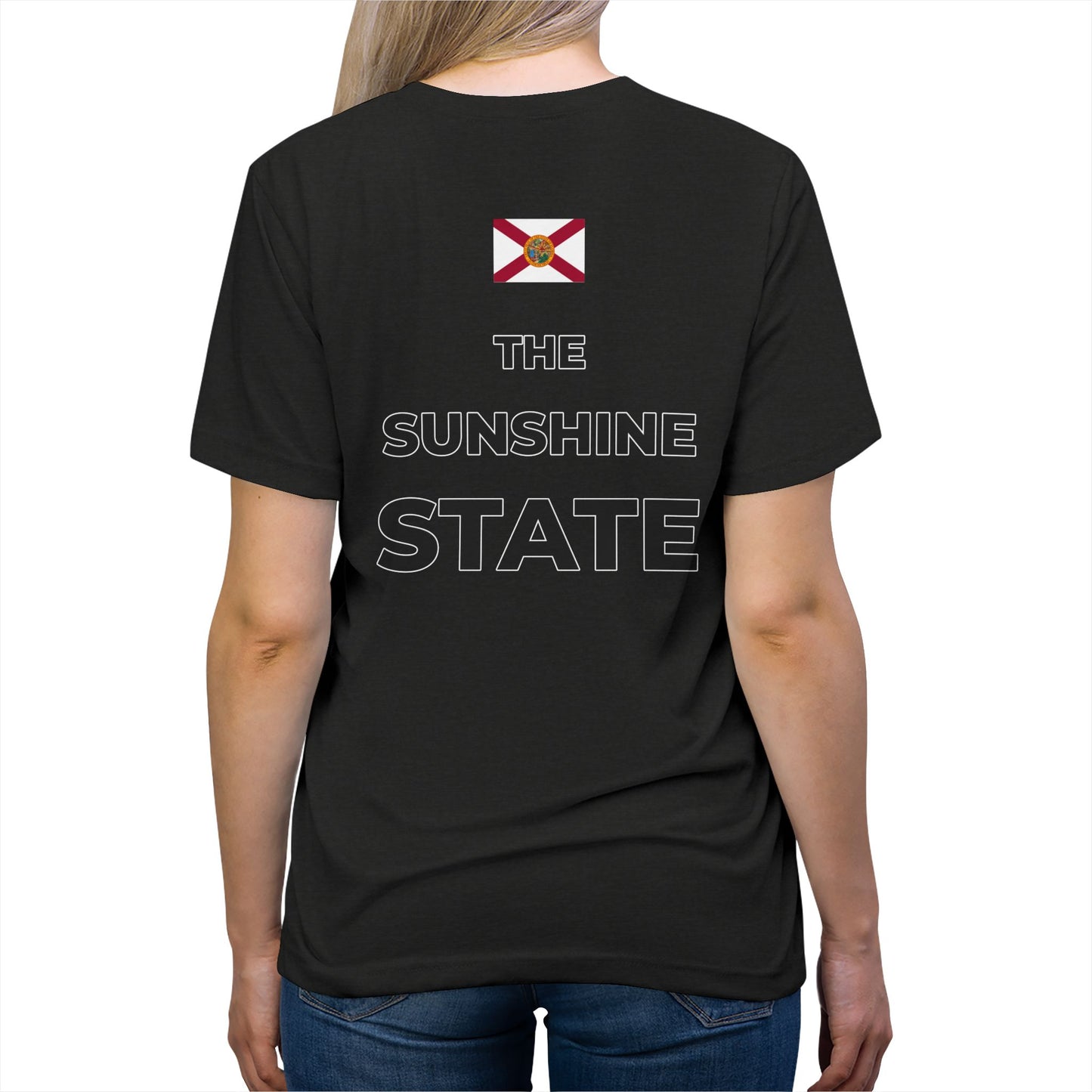 Florida Sunshine State Unisex Triblend Tee - Casual Summer Style