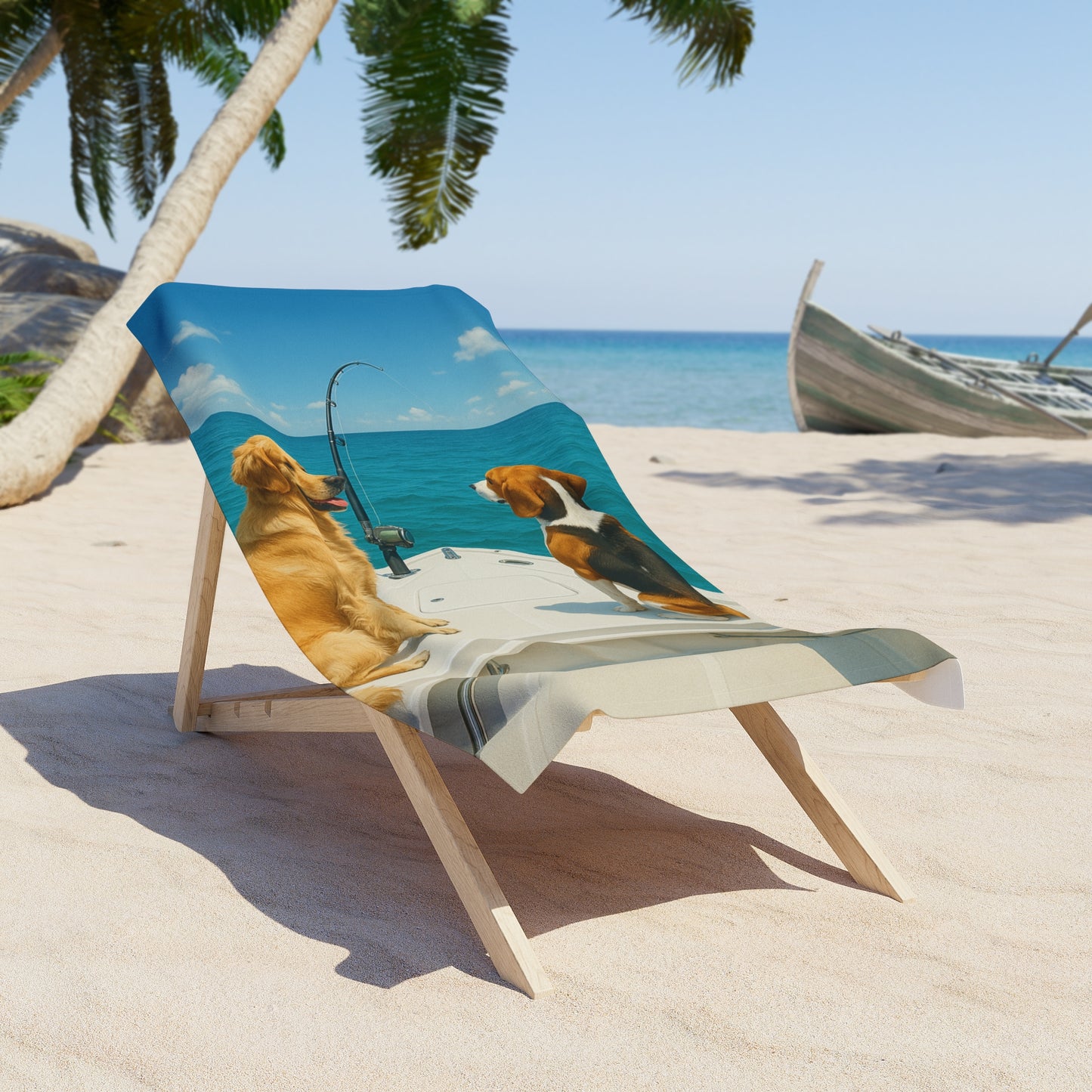 Pawtastic Adventure Beach Towel - Perfect for Dog Lovers