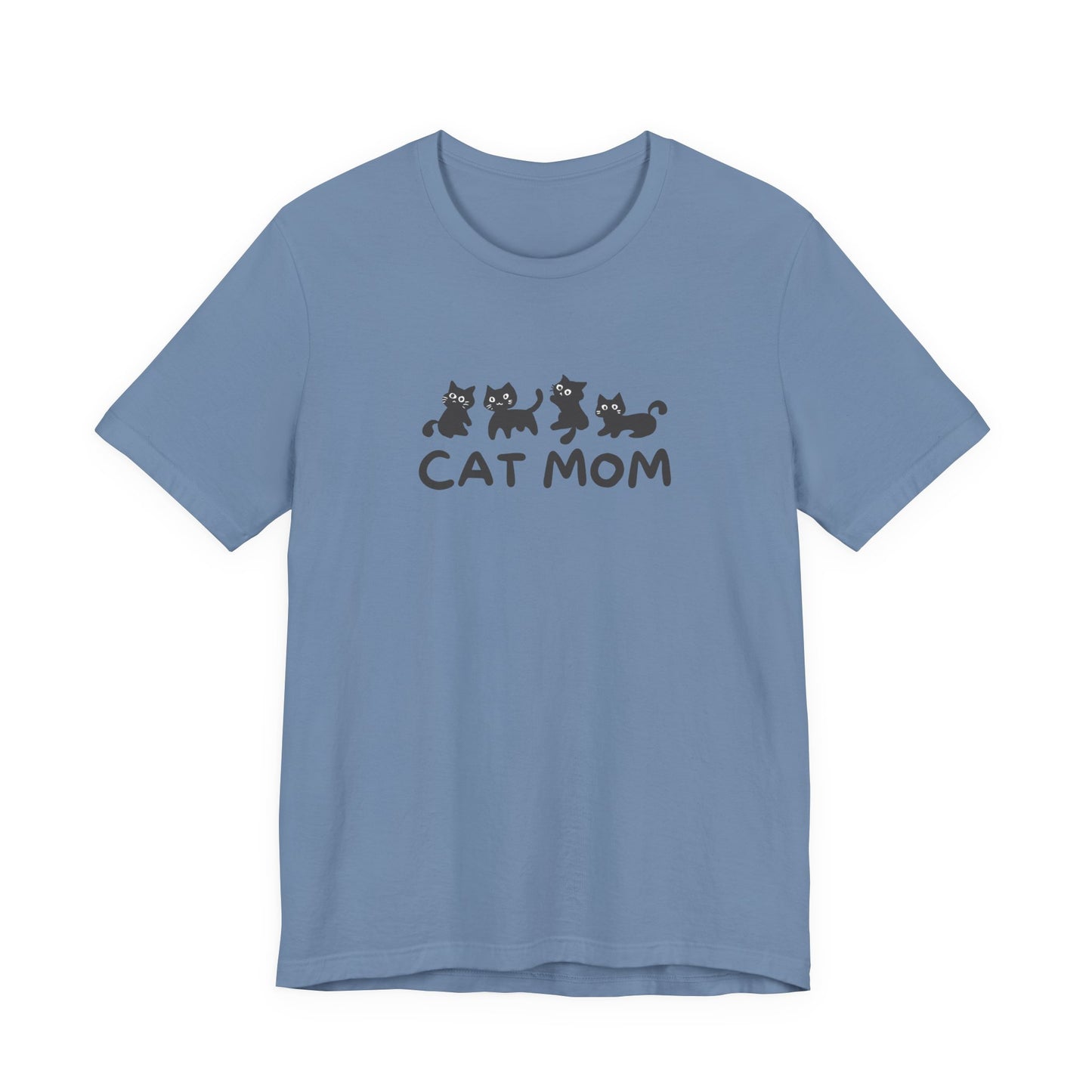 Cat Mom Unisex Jersey Tee - Perfect Gift for Cat Lovers